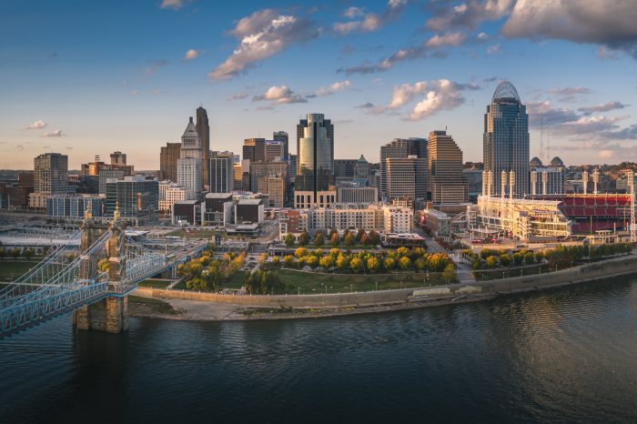 Cincinnati city skyline